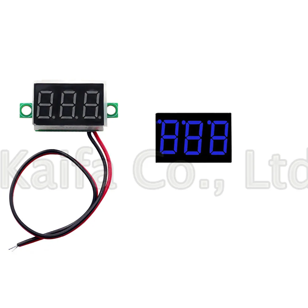 DIY Digitale LED Mini Display Module 0.36 "DC 2.7 v-32 v Voltmeter Spanningstester Panel Meter Gauge voor Motorfiets Auto