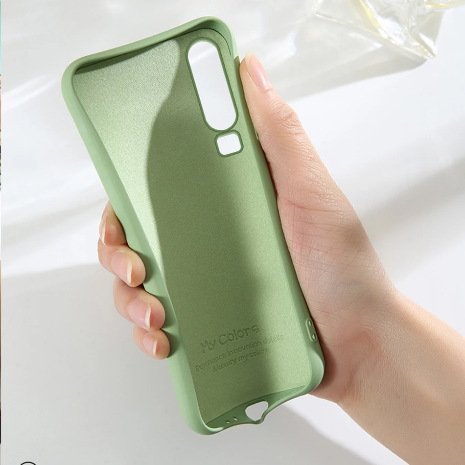 P30 Mềm Sang Trọng Lưng Matte Màu Trường Hợp Cho Huawei P30 Pro Ốp Lưng Chống Sốc Chất Ốp Lưng Silicone Capa Cho P30 lite