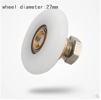 mute 8pcs shower door rollerwheel diameter:27mm