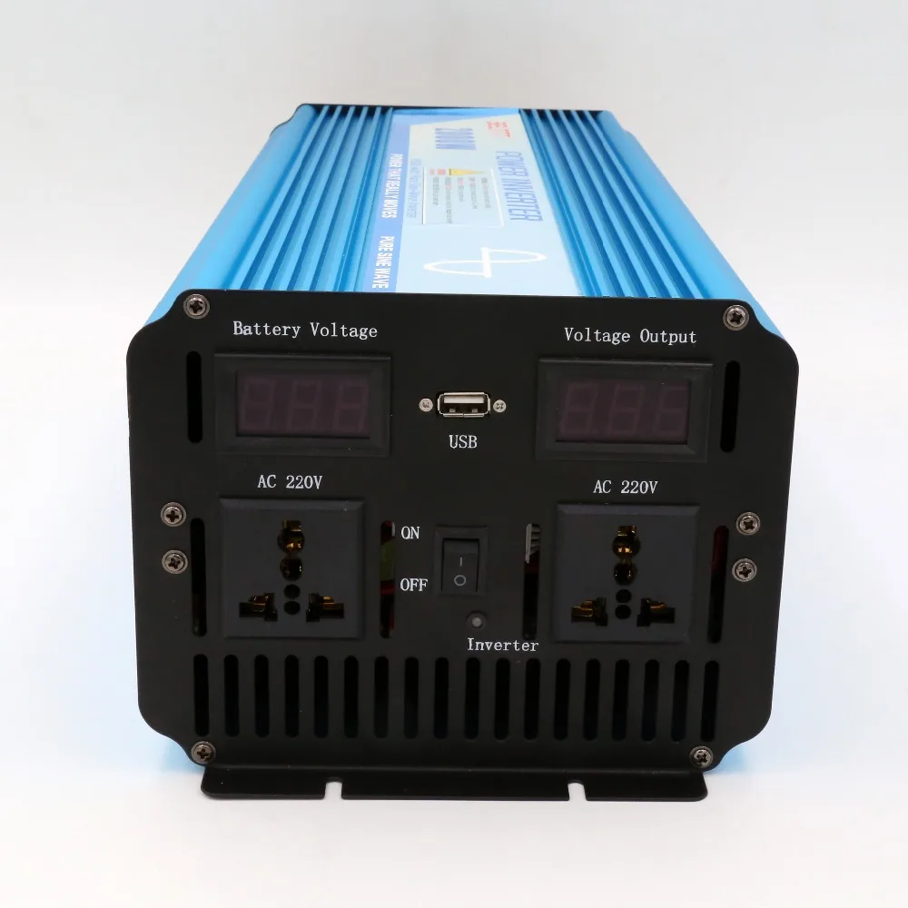 Free shipping 2000W 12V 220V Pure Sine Wave Power Inverter with CE Certification BELTTT Brand