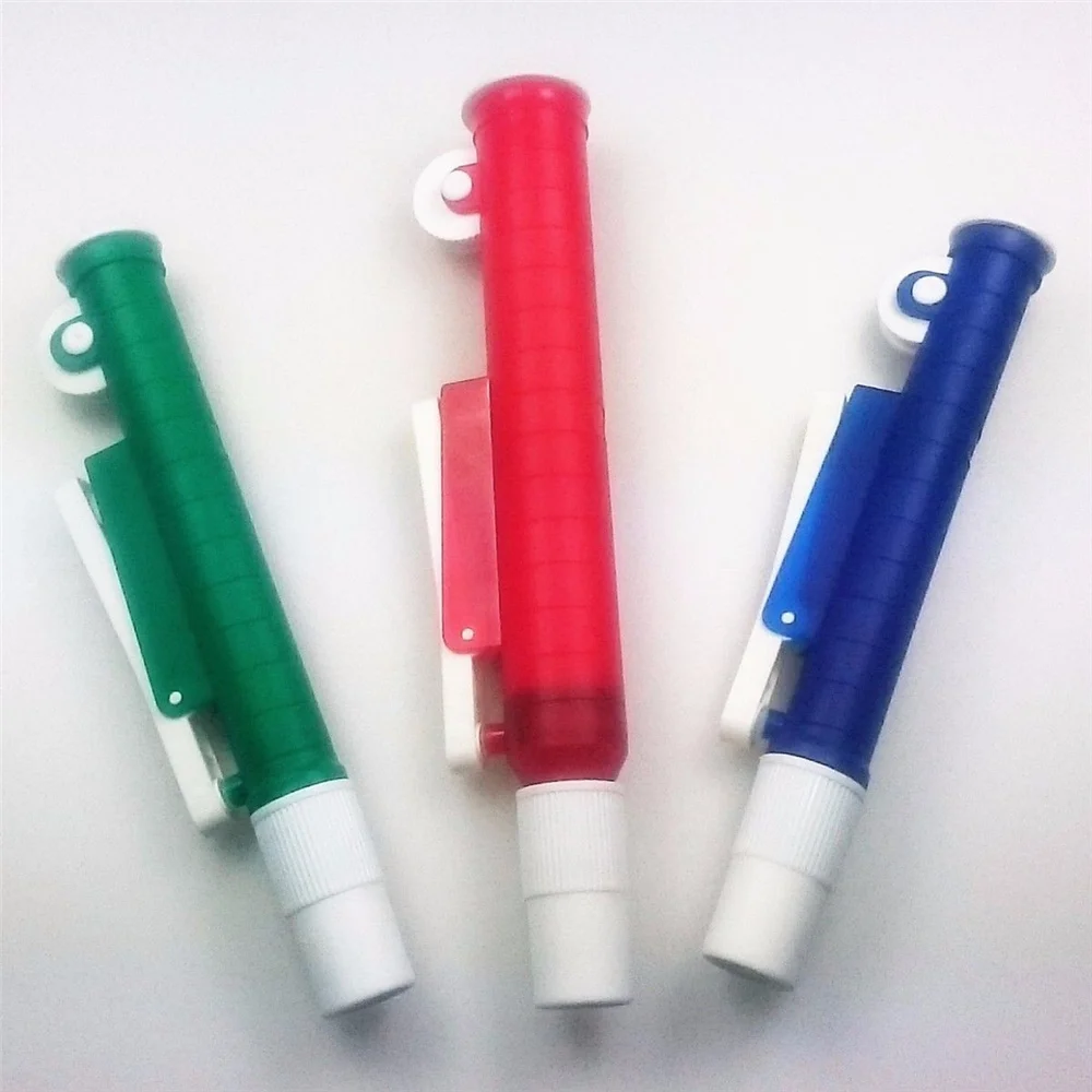 Pipette Pump Filler for Disposable Plastic and Glass pipettes sizes 2 10 25 ml