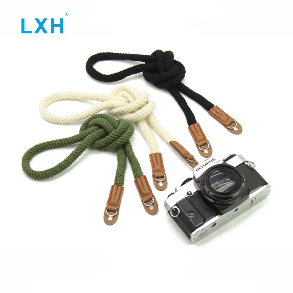 LXH Vintage canvas camera strap for Sony Nikon Leica Canon Fujifilm X100F X-T20 X-T10 X-T2 X70 X-Pro2 X-E2S X-E2 X-E1