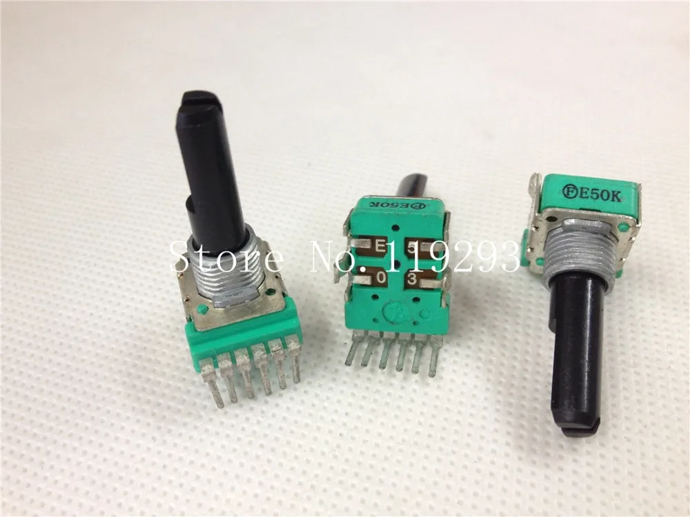 

[SA]Taiwan Polyshine RK11 Potentiometer E50K with midpoint 23MM axis.--10PCS/LOT