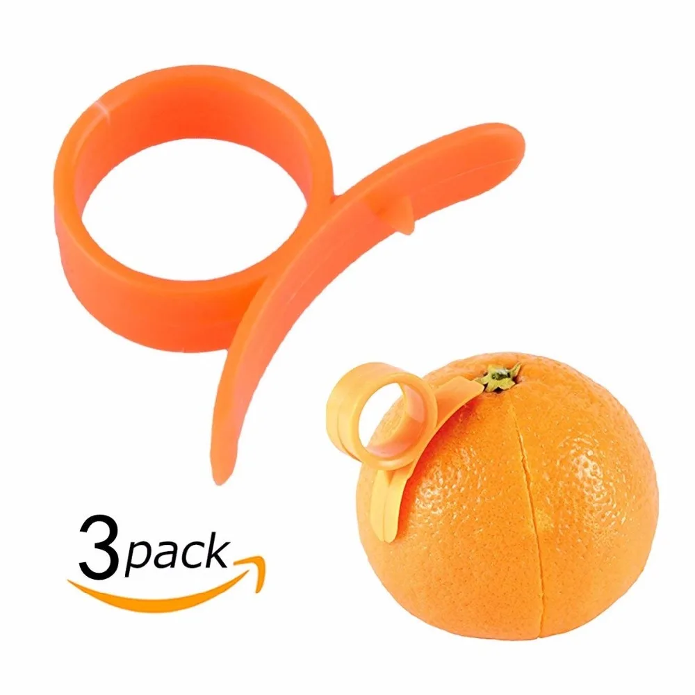 3Pcs/lot Citrus Parer Peeler Orange Lemon Lime Peeler Remover - Kitchen Tools Orange Opening Device Orange Stripper