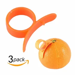 3Pcs/lot Citrus Parer Peeler Orange Lemon Lime Peeler Remover - Kitchen Tools Orange Opening Device Orange Stripper