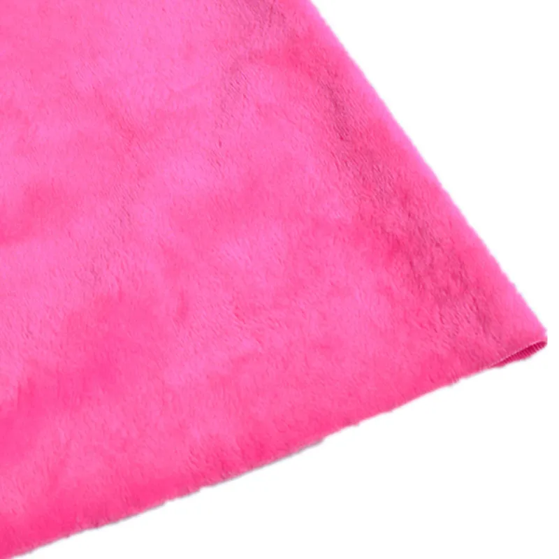 6pcs 40*50cm New Pink super soft coral fleece Fabric Meter Plush Telas Tissus Patchwork Sewing Textiles Handmade Peluche  Tissus