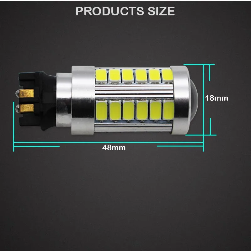 Gtinthebox Error Free PW24W PWY24W LED Bulbs For Audi BMW Volkswagen Turn Signal Light / Daytime Running Light DRL Amber White
