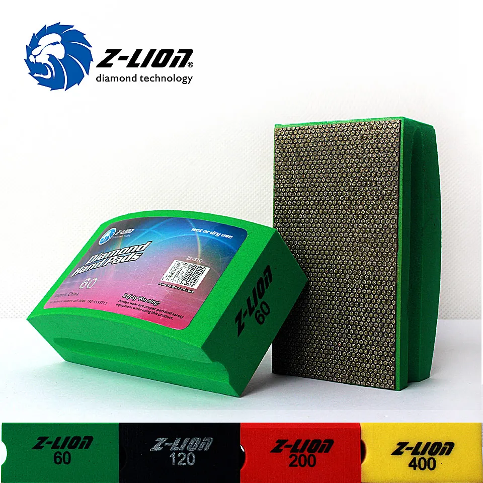 

Z-LION 1 Piece Hand Polishing Pad Diamond Electroplate Polishing Pad Glass Ceramic Tile Polishing And Grinding Diamond Hand Tool