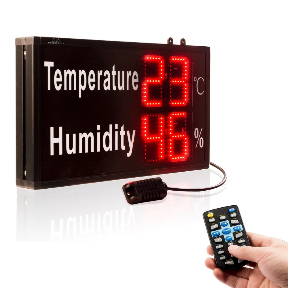 Temperature and Humidity Display Instrument Temperature and Humidity Meter Industrial Temperature and Humidity Instrument Large