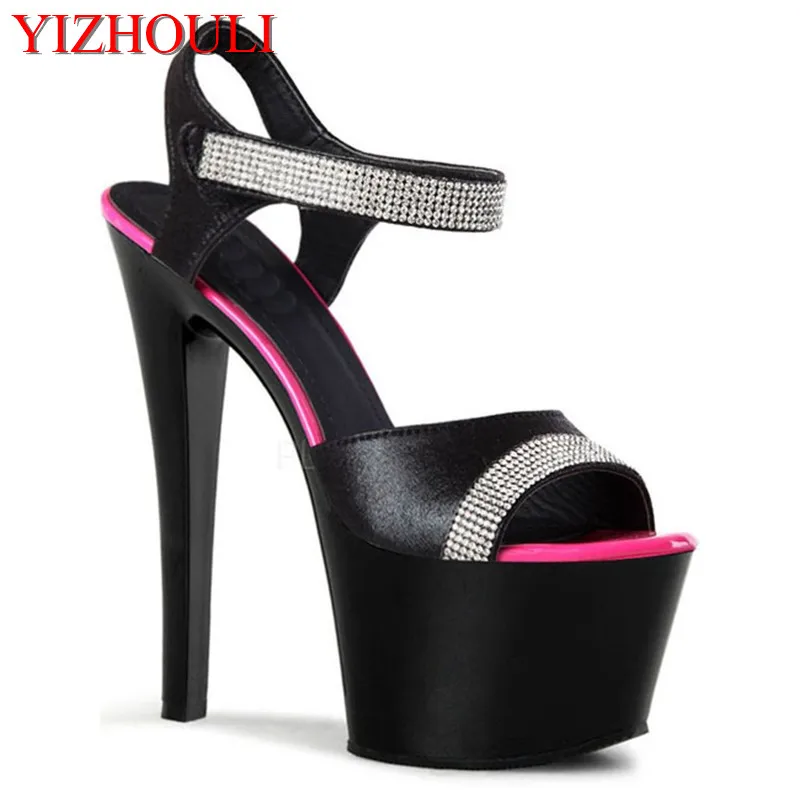 

New Hot High Heel Sandals Open Toe Fashion Sexy Women Dress Women's Summer Shoes 17cm