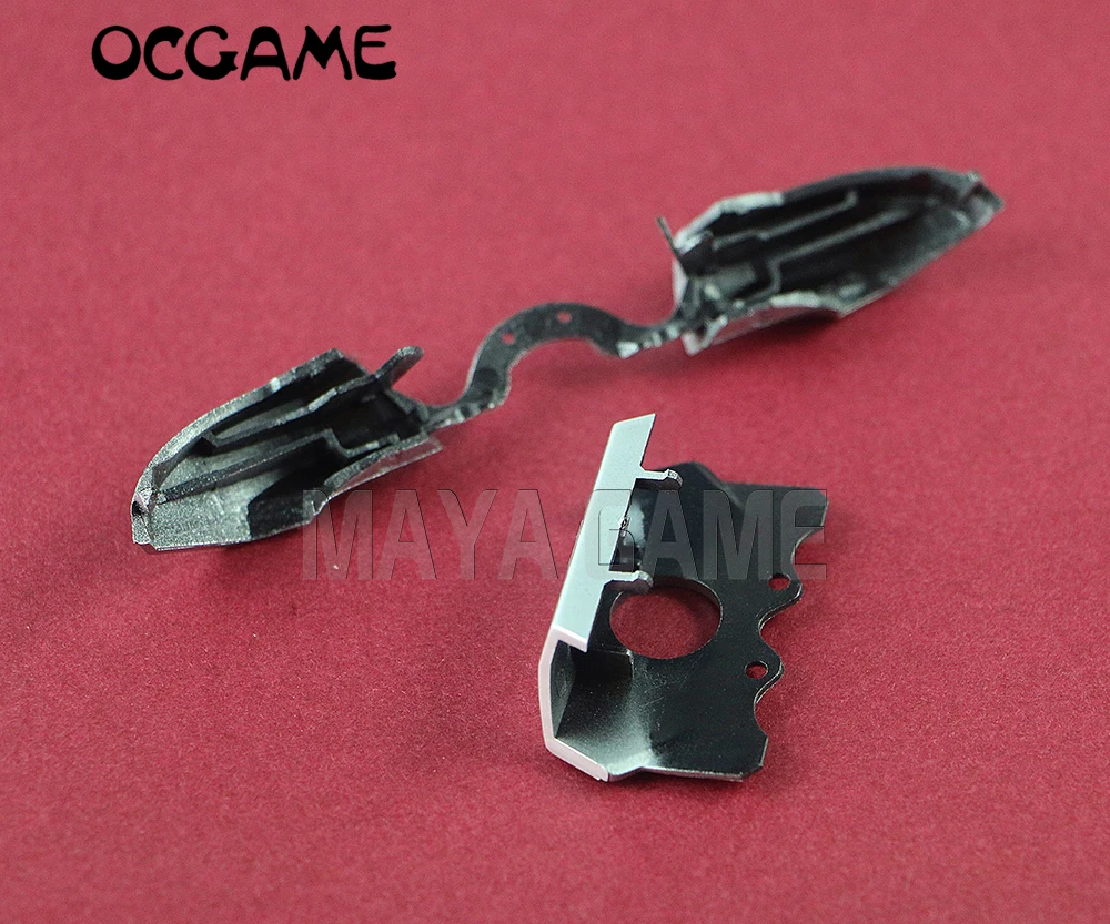 XBOX ONE 엘리트 컨트롤러용 실버 교체 OEM LB RB 트리거 버튼 및 중간 부품 1세트