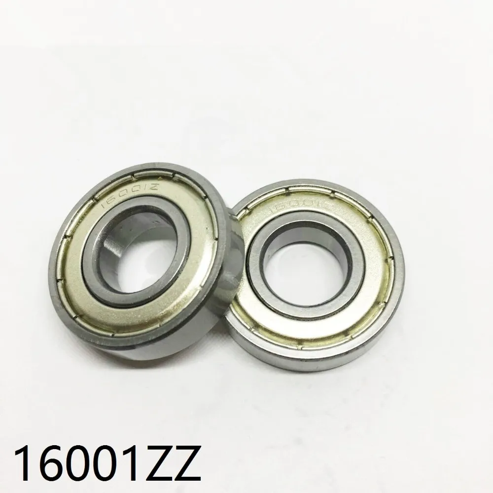 5 قطعة/الوحدة 16001ZZ 16001 ZZ 12x28x7 مللي متر المعادن محمية الأخدود العميق الكرة تحمل العلامة التجارية الجديدة