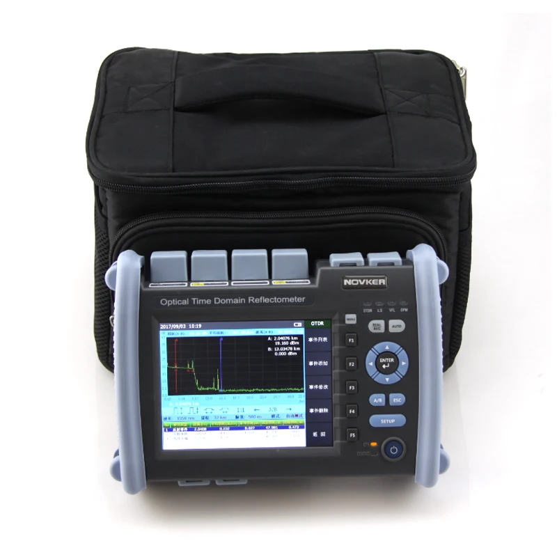 Multifunction Handheld NK6000 OTDR 1310/1550nm Optical Time Domain Reflectometer Integrated VFL 5mW 35/33dB Optical Power Meter