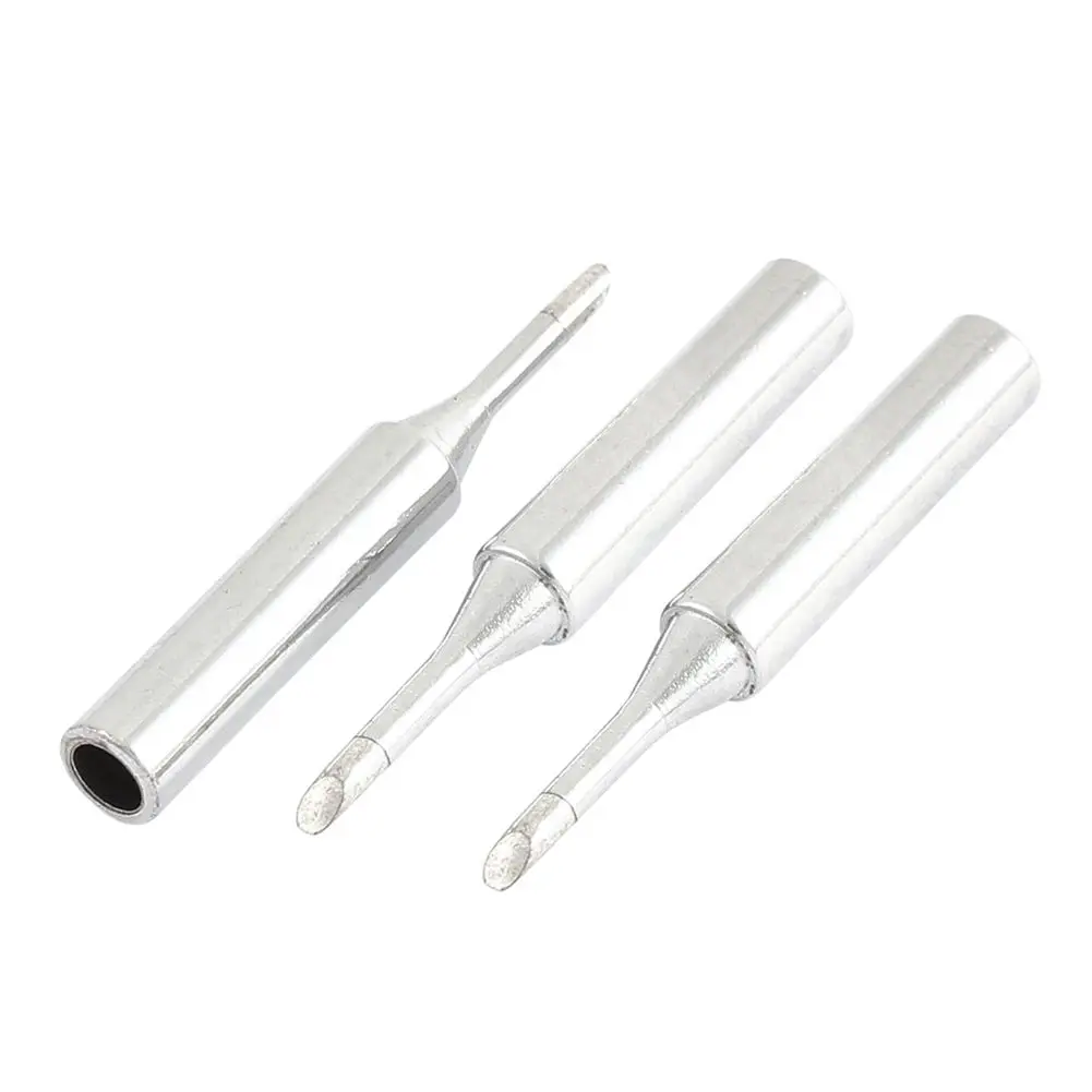 Ferro de solda de 2mm de largura, 3 pçs, 900m-t-2c, 60w, ponta de ferro de solda 43x6mm, dropshipping