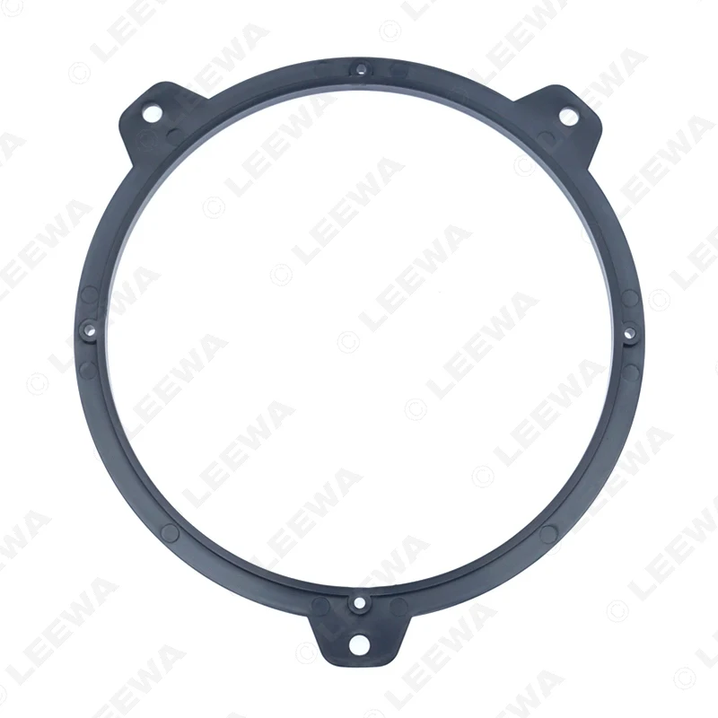 LEEWA 2pc Black 6.5 inch Car Stereo Speaker Spacer Pad Adapter for BMW 3-Series E46 1999-2005 Speaker Mat Rings