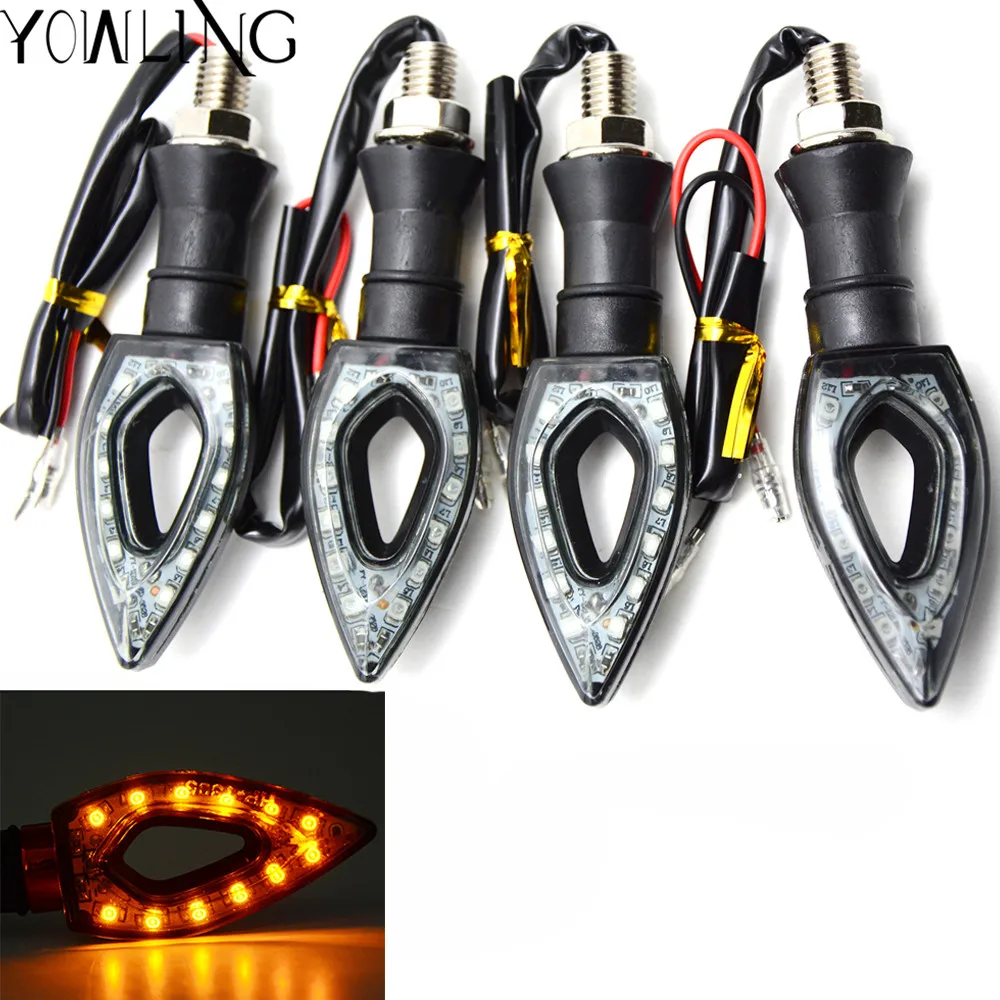 

Universal Motorcycle turn signals light Led blinker indicates lamp For 640 LC4 Supermoto 125/200 990 Super 390 690