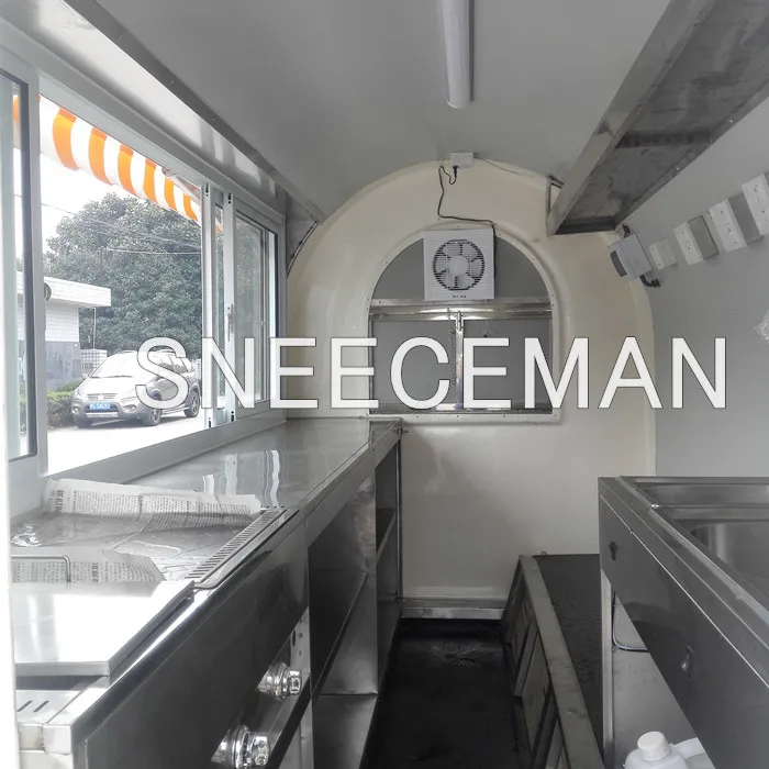 service custom design street food trailer van for sale europe