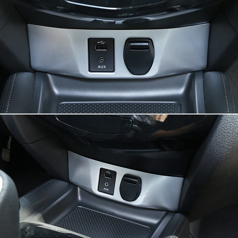 For Nissan X-Trail X Trail T32 Rogue ABS Interior Cigarette Lighter Cigar Panel Cover Car Accessories 2014 2015 2016 2017 2018