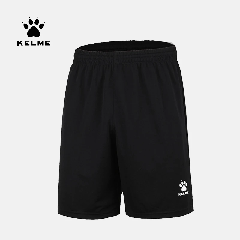 KELME Men's Running Shorts Kid Soccer  Summer Elastic Football Quick Dry Breathale Light Sportswear Sports Shorts Male K15Z434-1