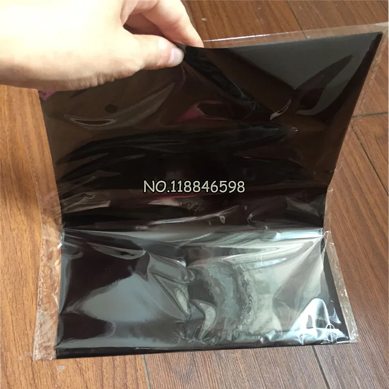 

50Pcs 20x29Cm A4 Black Color Hot Stamping Foil Laminator Laminating Transfere on Elegance Laser Printer Craft Paper