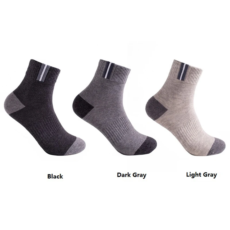 C316214 Kazhtex Men\'s Silver Fiber Antibacterial Socks Outdoor Athletic Socks Deodorization Prevent beriberi 1Lot=3pairs