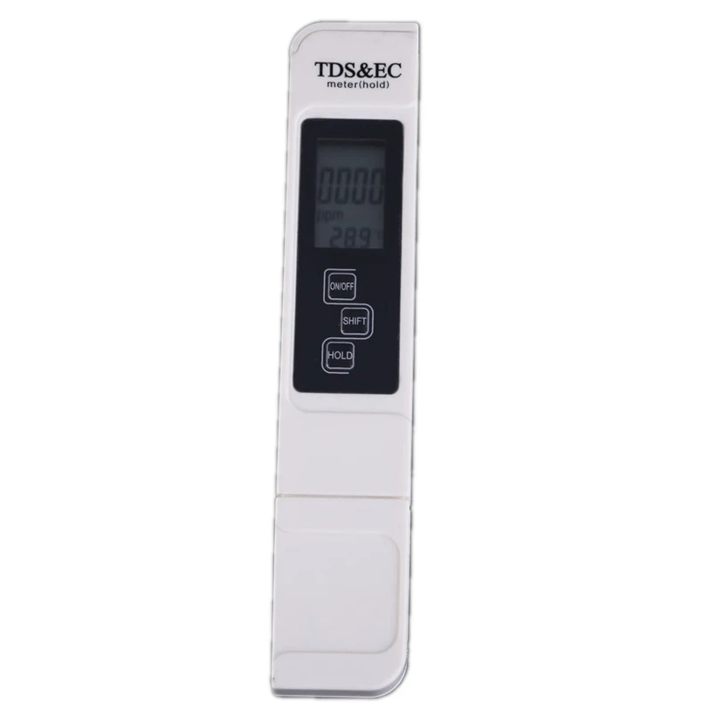 3In1 Function Digital TDS EC Meter LCD TDS&EC Temperature Tester 0-5000ppm 9990us/cm TDS Conductivity Water Liquid Quality Tools