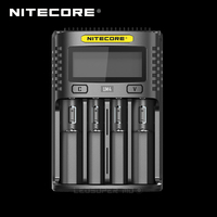 Intelligent Nitecore UM4 Four-Slot USB Charger Compatible with Battery IMR Li-ion LiFePO4 Ni-MH Ni-Cd