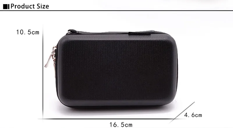 GHKJOK 2.5 inch HDD Protection Bag Hard Drive Storage Case for External Portable HDD SSD U Disk Power Bank Pen drive