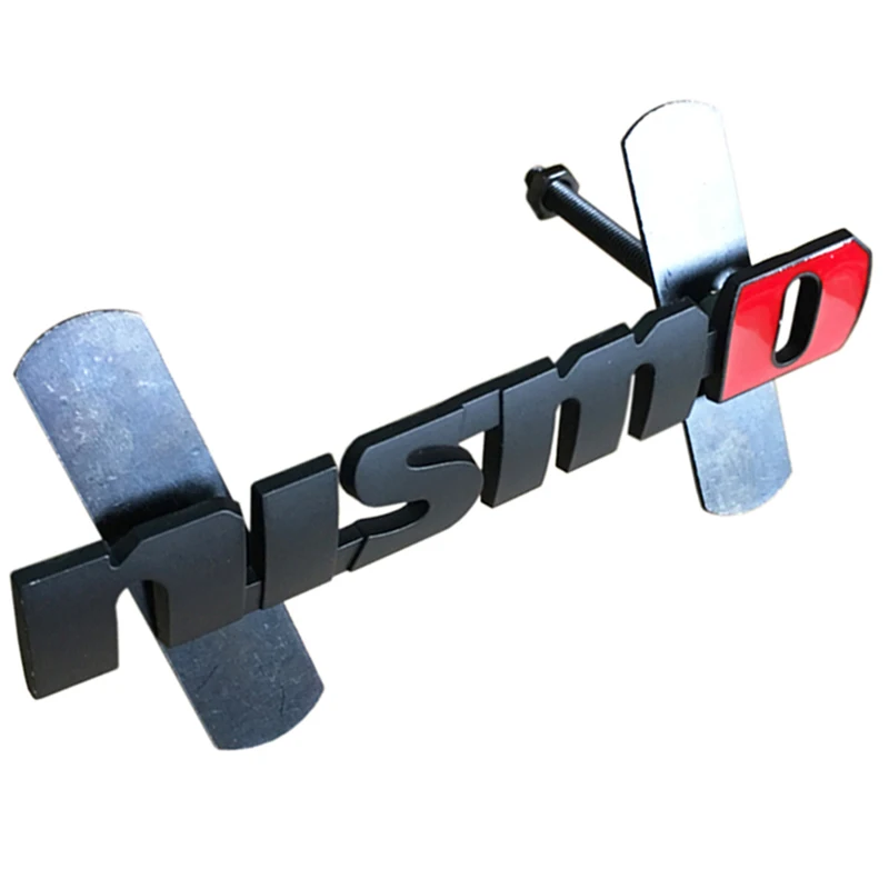 Metal 3D NISMO Auto Car Stickers Front Grille Badge Emblem Car Styling For NissanTiida Teana Skyline Juke X-trail Almera Qashqai