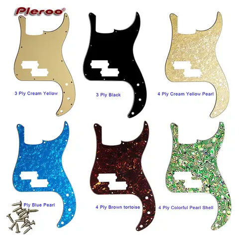 Custom Electric Guitar Parts USA-Mexico Fd P Bass Pickguard Pleroo