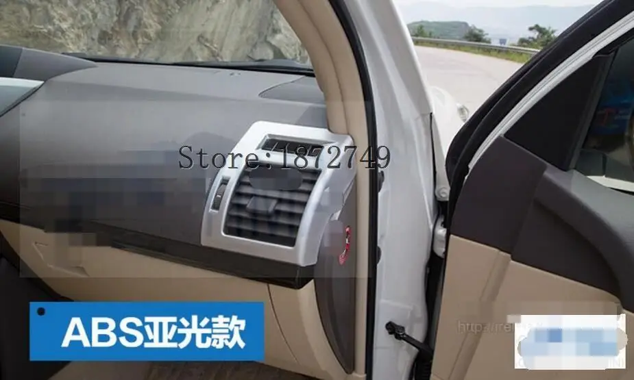 

For Toyota Prado Fj150 2014 - 2015 Interior Accessories! 2pcs Air Condition Vent Outlet Cover Trims