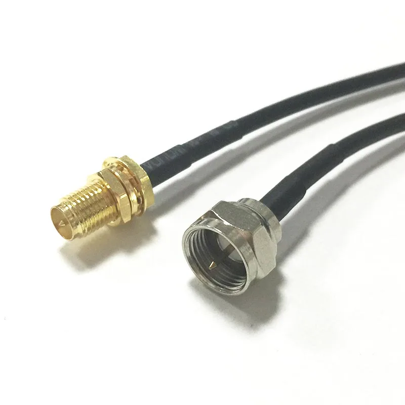 New Modem Coaxial Cable RP-SMA Female Jack Nut Switch F Male Plug Connector RG174 Cable 20CM 8