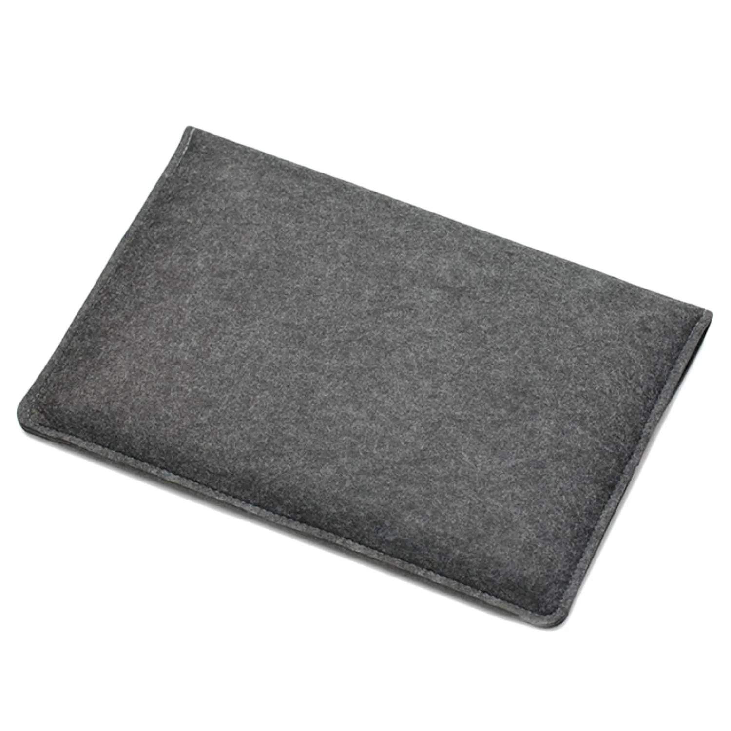 Besegad Wear-resistant Felt Sleeve Storage Bag Cover w/Charger Pouch Case for Apple MacBook Air Pro Lenovo 11 13 15 inch Laptop