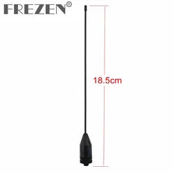 Original Walkie Talkie Antenna SRH-519 High Gain UV Dual Band Soft Intercom Antenna For Baofeng Kemwood Icom Yaesu Radio