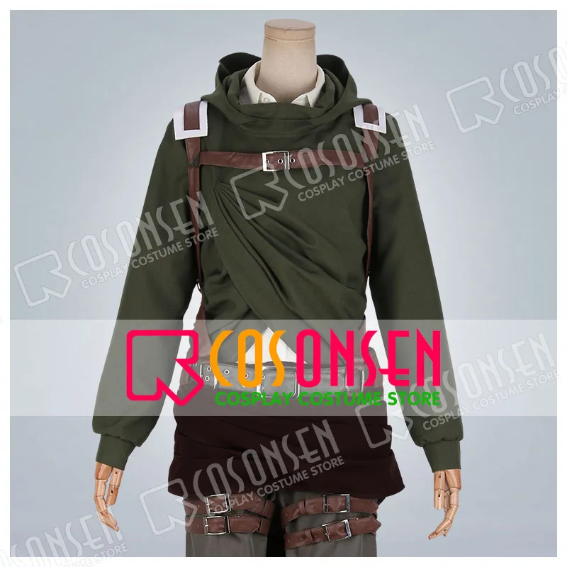 

Attack on Titan Season 3 Rivaille Ackerman Cosplay Costume COSPLAYONSEN