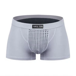 Homens Respirável Casual Boxer Shorts, Calcinha de Qualidade, Roupa Interior Masculina, Sexy Terapia Magnética, Cuidados de Saúde, L-5XL