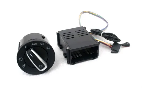 Light Sensor & Auto Euro Head Light Switch Retrofit Kit For VW Volkswagen Jetta / Bora MK4