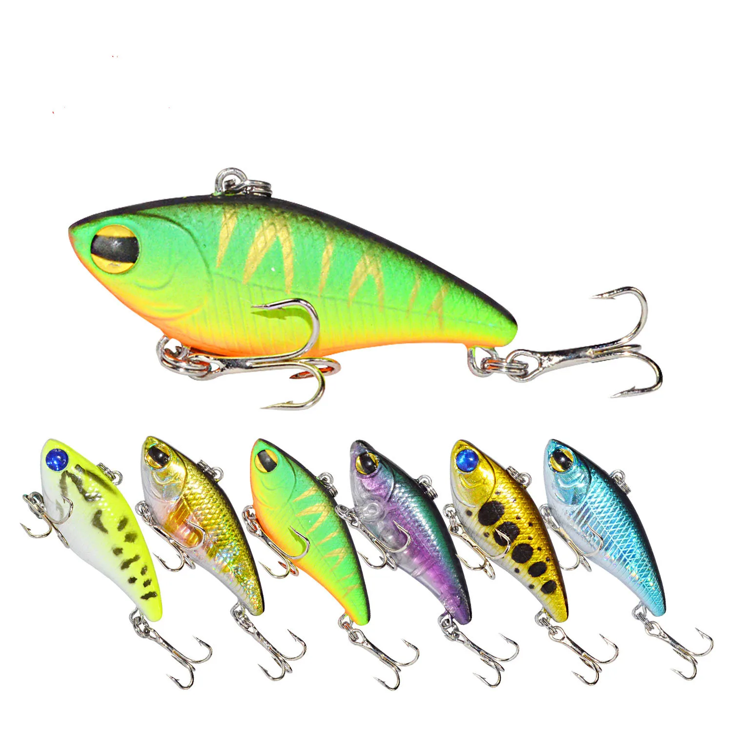 2018 New Vib Fishing Lure Good Quality 39mm/3.3g Plastic Fake Lure