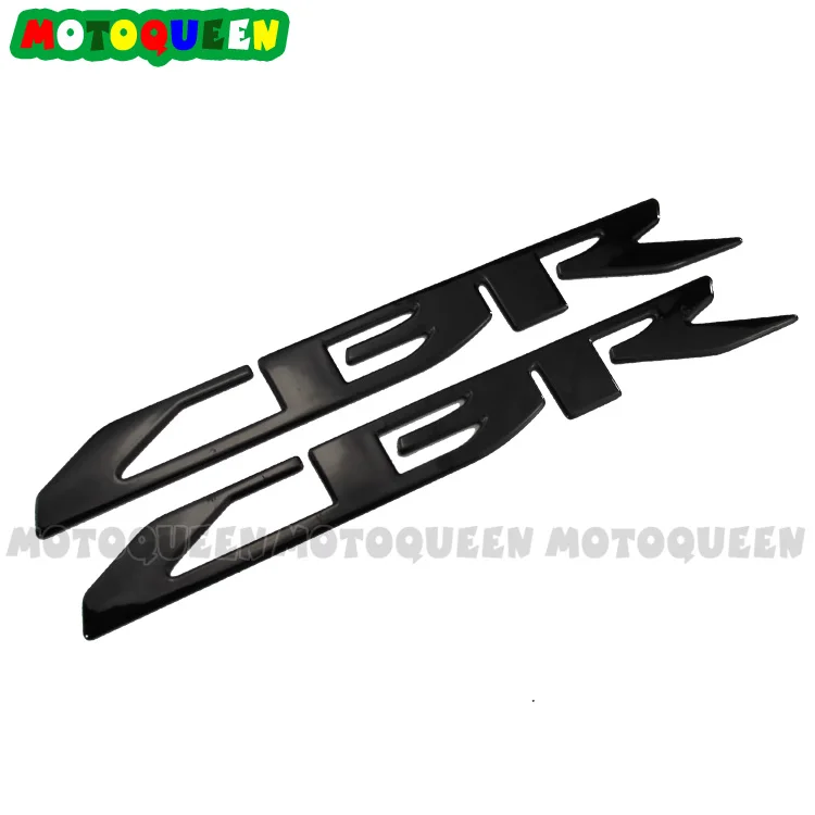 2X Motorcycle Chrome 3D Raised Stickers Decals Emblem For CBR 150 250R 300R 400R 500R 500X 600RR 1000RR RR 650R 650F ABS