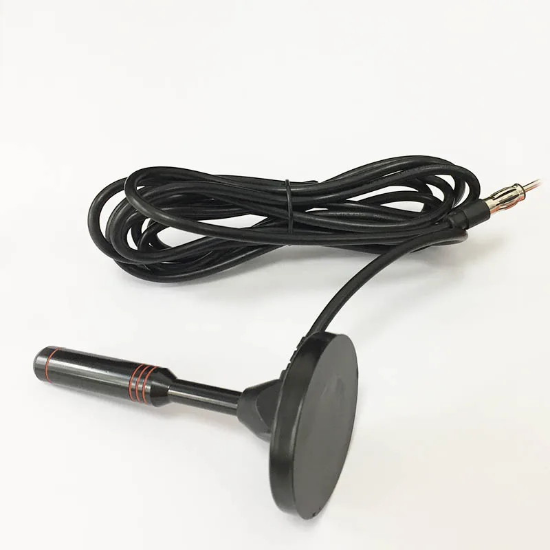 Auto Radio Aerial FM Antenna Signal Boost Sucker Magnetic Base Aerial Universal for Car 3m Cable