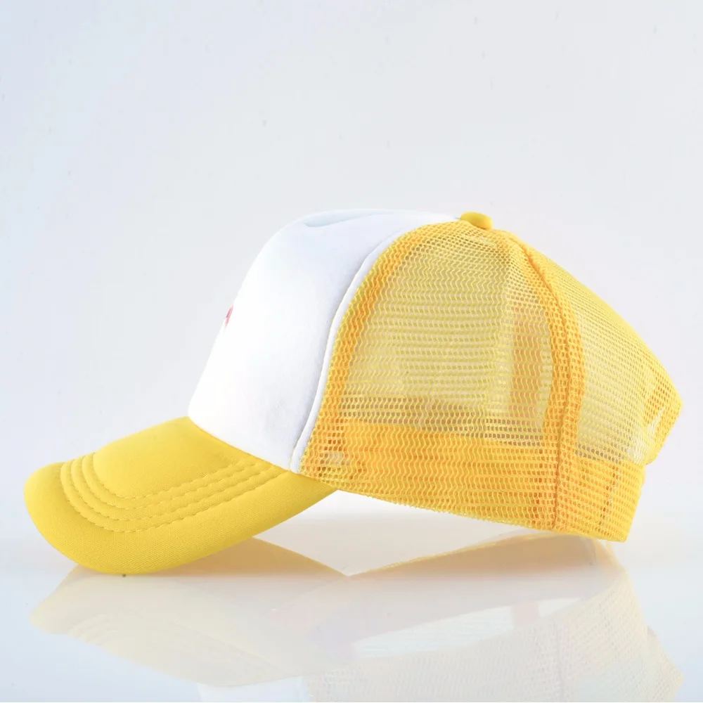 Summer Baseball Cap Women Breathable Mesh Snapback Hip Hop Hat Print Flamingo Trucker Bone Men Outdoor Casual Couple Caps