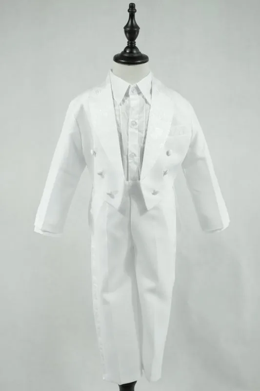 

2017 new arrival White Boys suits for weddings Kids Prom Suits Boys Tuexdo Children Clothing Set Boy Formal Boys Blazers 1-10Y