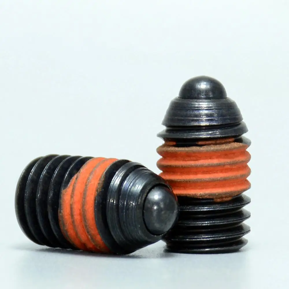 Carbon Steel Spring Plungers Ultra Light Load Light Load Heavy Load  Locating Pin Thread Ball Plunger Thread=3-16mm