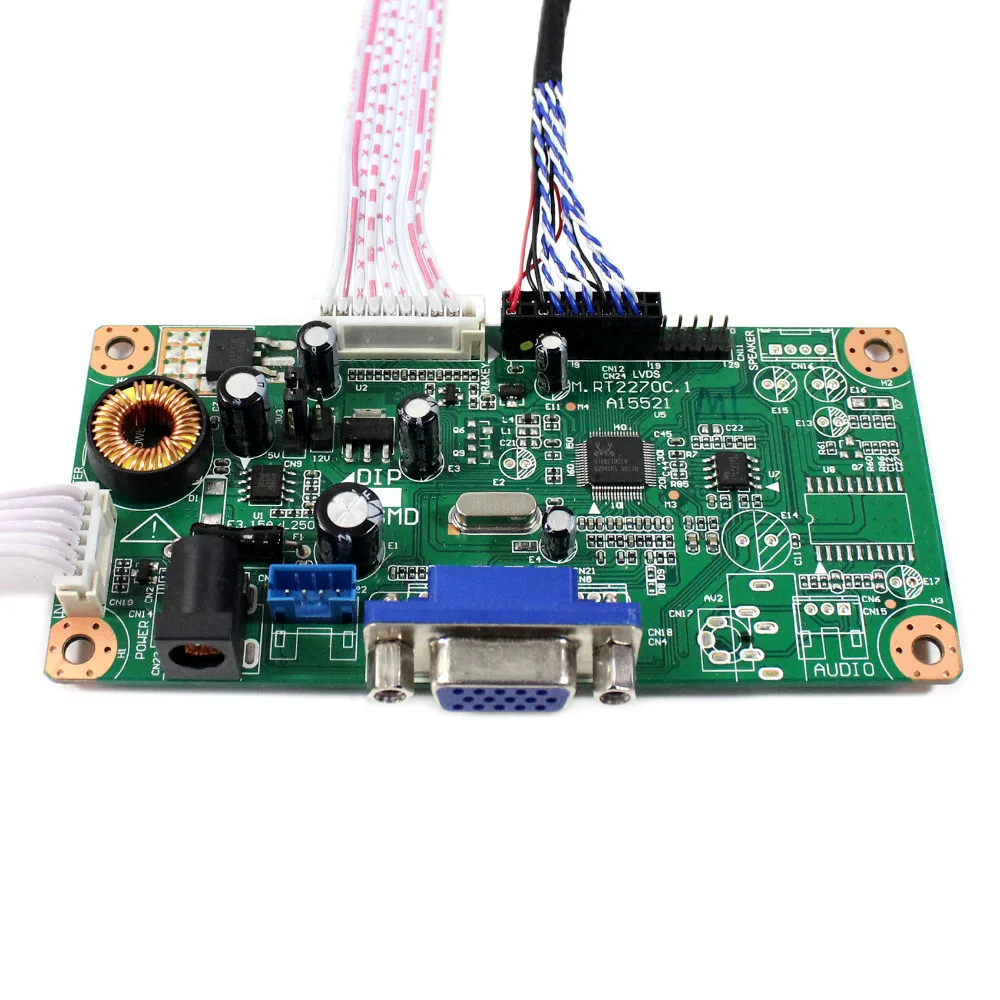 VGA LCD Controller Papan dengan 9 "AA090ME01 800X480 LCD Layar