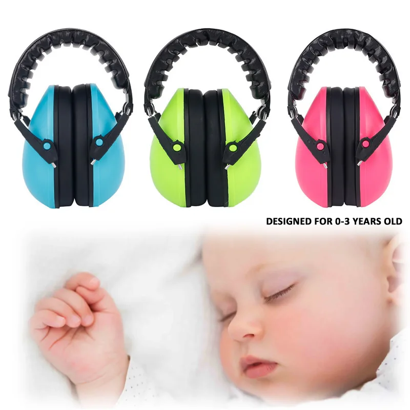 

High Quality Children Anti-Noise Head Earmuff Hearing Protection Kid's Adjustable Ear Protector For Sleeping Study