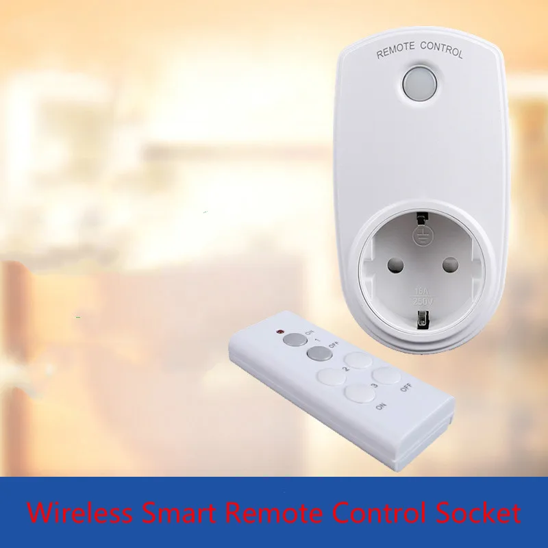 اللاسلكية الذكية التحكم عن بعد الطاقة منفذ ضوء التبديل التوصيل المقبس 433.92MHz الطاقة مأخذ المملكة المتحدة الولايات المتحدة الاتحاد الافريقي الاتحاد الأوروبي المكونات القياسية