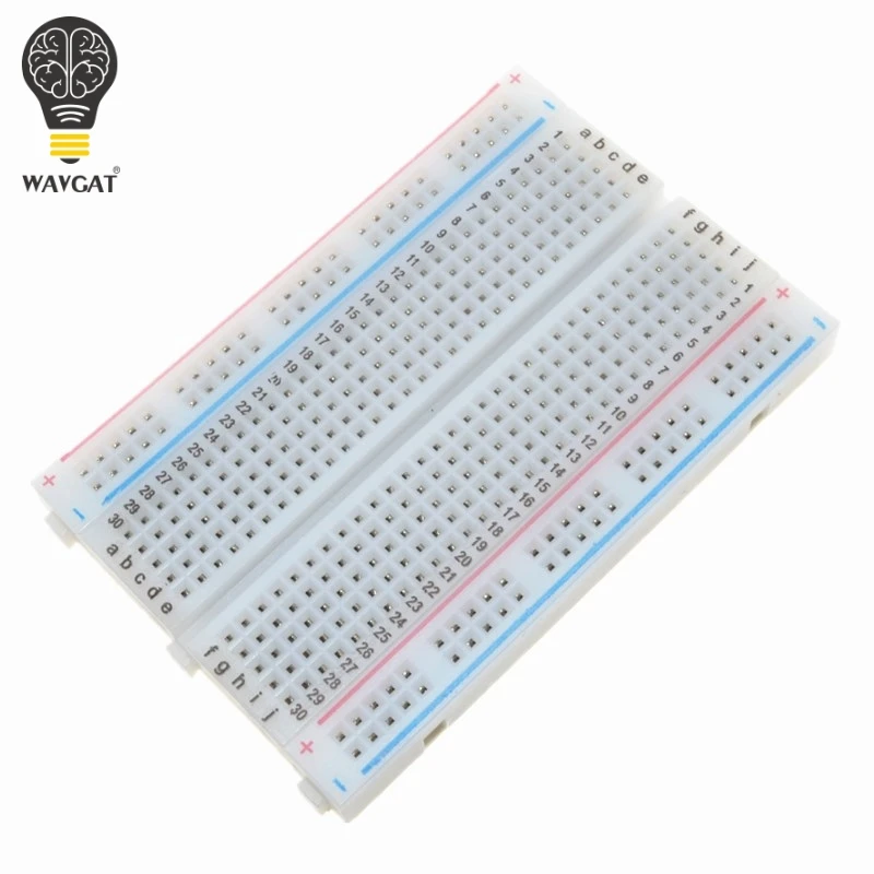 1 Pcs New 400 Tie Points Solderless PCB Breadboard Mini Universal Test Protoboard DIY Bread Board for Bus Test Circuit Board