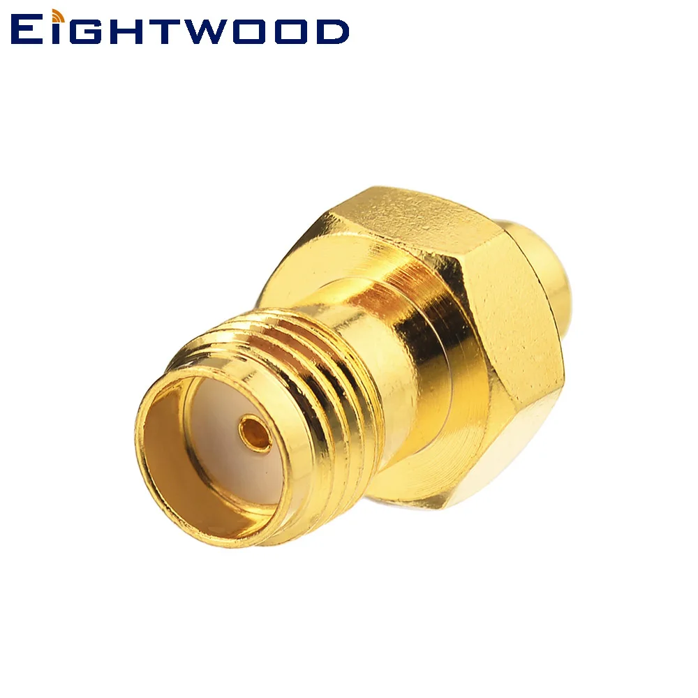 

Eightwood SMA to SM P RF Coaxial Adapter SMA Plug Male to SM P Straight Jack Female 50 Ohm RF Coaxial Connector