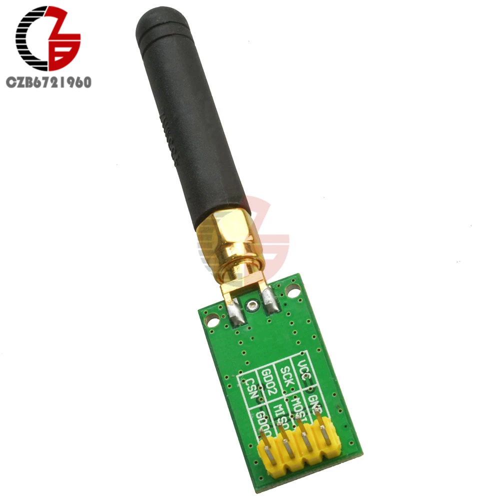 CC1101 Wireless Transceiver 315MHz 433MHz 868MHz 915MHz Transmitter Receiver Module + SMA Antenna 300-348 MHz 387-464 MHz ISM