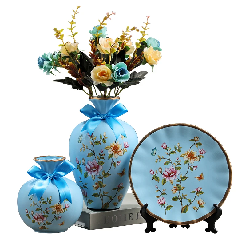 Small Tabletop Vase for Decoration, Decorative Bouquet, Creative Display, Room Decoration, Tree Piece a Set, Europe